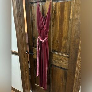 Express Size 8 Burgundy Romper